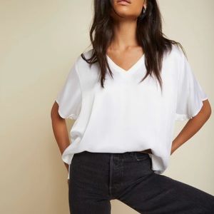 Nation Ltd. Bennie Oversized Sateen Tee